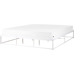 VIRY - Tweepersoonsbed - Wit - 180 x 200 cm - Metaal