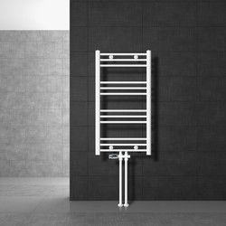 Badkamerradiator Sahara 500 x 800 mm Wit recht + midden aansluiting