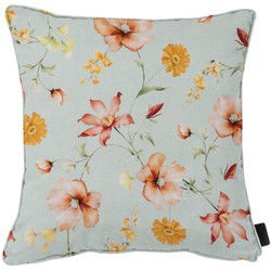 Sierkussen met paspel ca. 50x50 cm Florina orange (4 stuks)