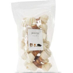 PETSTYLE LIVING GEKNOOPT BOT WIT MET EEND 12,5-13,5 CM 10 ST