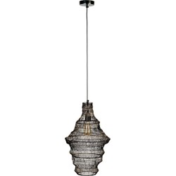 Dutchbone Luca Hanglamp Zwart M