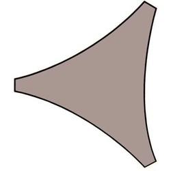 Schaduwdoek Driehoek 3,6x3,6x3,6 Taupe