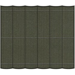 Compleet pakket: Shadow Comfort Harmonicadoek 2,9x5m Deep Grey met beschermhoes en buitendoekreiniger