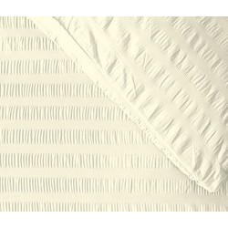 Dekbedovertrekset Lanotte® - 140x200/220 + 1*60x70 - Amalfi Collectie - Seer Sucker Creme