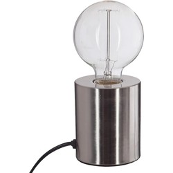 Atmosphera Tafellamp Saba - metaal - zilver - H10 cm - Leeslampje - Designlamp - Tafellampen