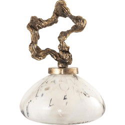 PTMD Deco Object Maryan - 23x23x32 cm - Aluminium - Messing