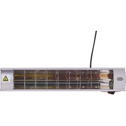 Beliani BROMO - Terrasverwarmer-Zilver-Aluminium