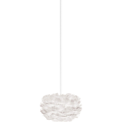 Eos Micro hanglamp white - met koordset wit - Ø 22 cm