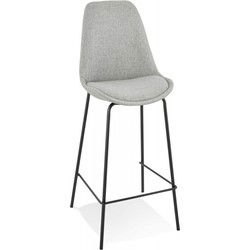 ALOE halfhoge snackkruk 49x45x105 cm Grijs