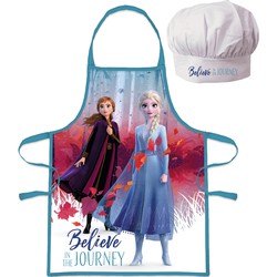 Disney Frozen kookset schort en muts voor kinderen - Keukenschorten