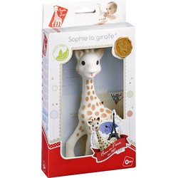 Sophie de Giraf Sophie de giraf bijtspeeltje van 100% natuurlijk rubber in wit-rood geschenkdoosje