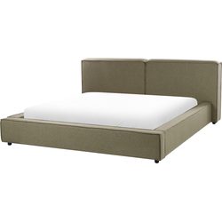 LINARDS - Waterbed - Groen - 180 x 200 cm - Stof