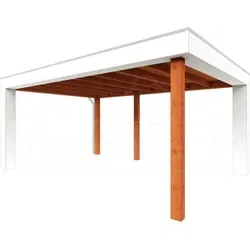 Trendhout douglas overkapping Verona links, 510 x 400 cm