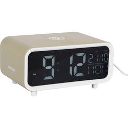 Alarm Clock Chunky LED w. Phone Charger