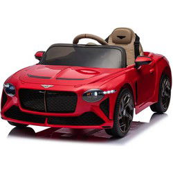 Bentley Bacalar, 12 volt elektrische kinderauto, lederen zitje, rubberen banden en meer.