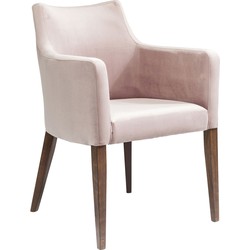 Mode Velvet eetkamerstoel roze - Kare Design