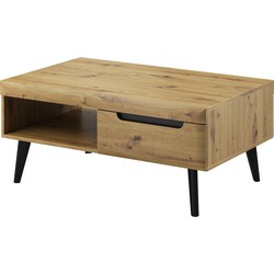 Meubella Salontafel Nebraska - Eiken - 107 cm