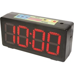 Klok met chronometer/afteltimer & intervaltimer