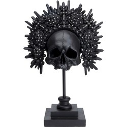 Kare Decofiguur King Skull Black 49cm