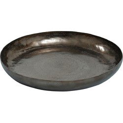 PTMD Blisse Schaal - 40 x 40 x 4,5 cm  - Aluminium - Brons