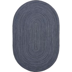 Kave Home - Blauw tapijt Sadent van 100% PET 200 x 300 cm