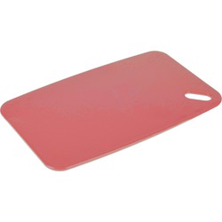 Excellent Houseware Snijplank - zalm roze - Kunststof - 35 x 24 cm - Snijplanken