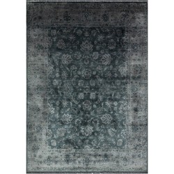 Albiga Vintage Antraciet vloerkleed - Bamboe Klassiek - 200 X 290 CM