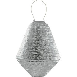 LUMIZ Solar tuinverlichting Marrakesh Can - 30 cm - Zilver