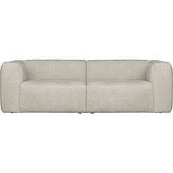 WOOOD Bean 3,5-Zits Bank - Melange - Naturel - 73x246x96
