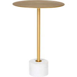 Manon ronde bijzettafel goud - Ø 41 cm