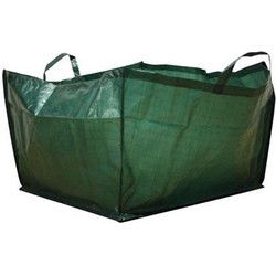 Opvouwbare tuinafvalzak - groen - 190 liter liter - 69 x 40 cm - Tuinafvalzak