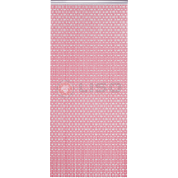 Vliegengordijn Liso ® Hulzengordijn RAL 3015 Lichtroze | Kant en Klaar 92 x 209 cm