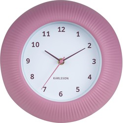 Wandklok Tender Rib - Warmroze - Ø25cm