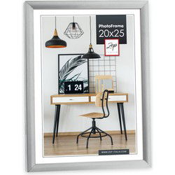 Zep Fotolijstje - zilverlkeurig - kunststof - voor foto 20x25 cm - Fotolijsten