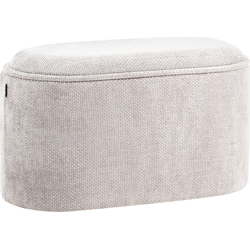 Beliani ARTAS - Bedbank-Grijs-Chenille