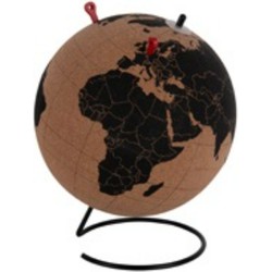 Ornament World Globe Large - Zwart - Ø20cm