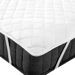 ALMANZOR- Matrastopper - Wit 90 x 200 cm - Japara katoen