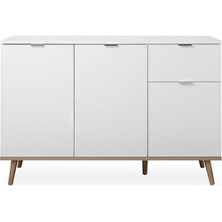 Buffet 3 Deuren 2 Planken 1 Lade L120 cm - Copenhague