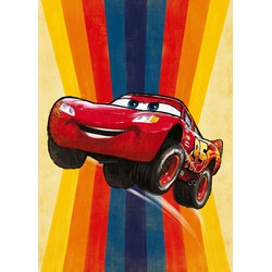 Sanders & Sanders fotobehang Cars auto rood, geel en blauw - 200 x 280 cm - 612086