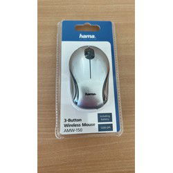 Hama Optische Minimuis 3-knops Draadloze Muis AMW-150 zilver