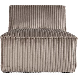 PTMD Animo sofa element Texarm Taupe