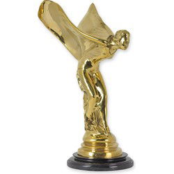 A BRONZE CAR MASCOT