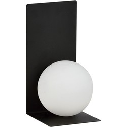 Minimalistische wandlamp Caruso Zwart