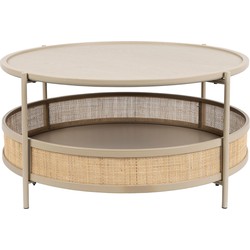 Housecraft Living Makoto Salontafel Rond 80x80 cm Zand