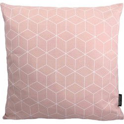 Sierkussen Geometric Lichtroze | 45 x 45 cm | Katoen/Polyester