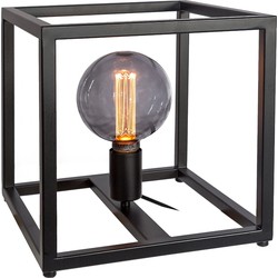 Furntastik Amalfi Tafellamp, 28 cm, zwart