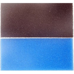Filtermatten FiltraClear 6000/8000 1 x blauw 1 x zwart H4 x 26,5 x 11,5/12,5 cm - Ubbink