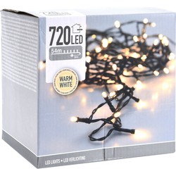 Christmas Decoration kerstverlichting warm wit -54 m -720 leds - Kerstverlichting kerstboom