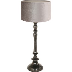 Steinhauer tafellamp Bois - zwart - hout - 3767ZW