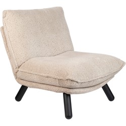 Zuiver Lazy Sack Fauteuil Teddy Stof - Beige